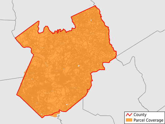 Kershaw County South Carolina GIS Parcel Data Download Coverage