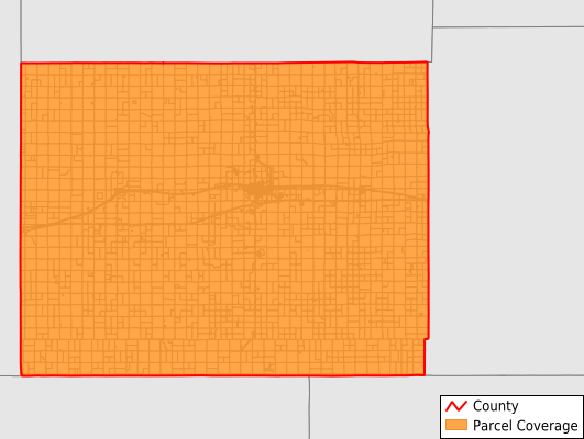 Kimball County Nebraska GIS Parcel Data Download Coverage