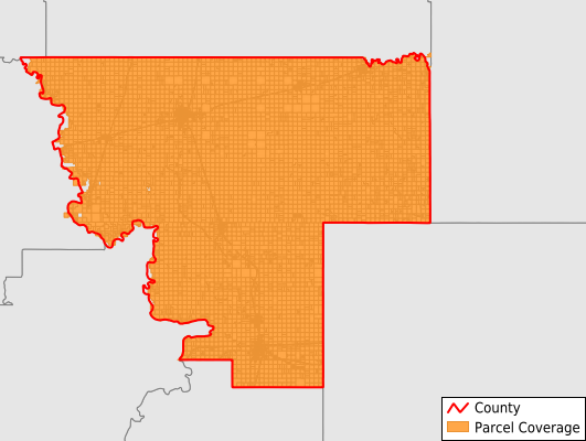 Kiowa County Oklahoma GIS Parcel Data Download Coverage