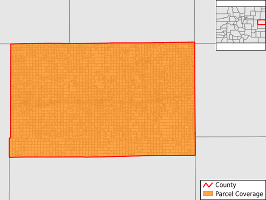 Kit Carson County Colorado GIS Parcel Data Download Coverage