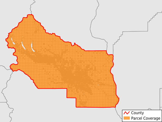 Kittitas County Washington GIS Parcel Data Download Coverage