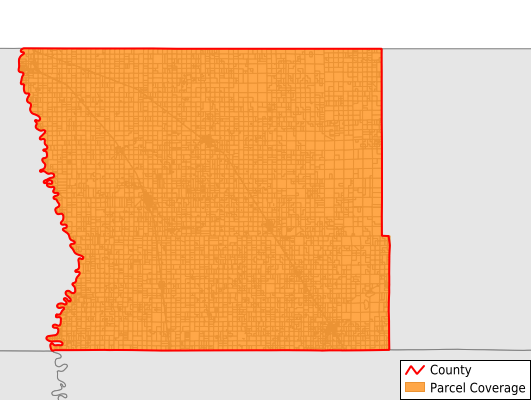 Kittson County Minnesota GIS Parcel Data Download Coverage