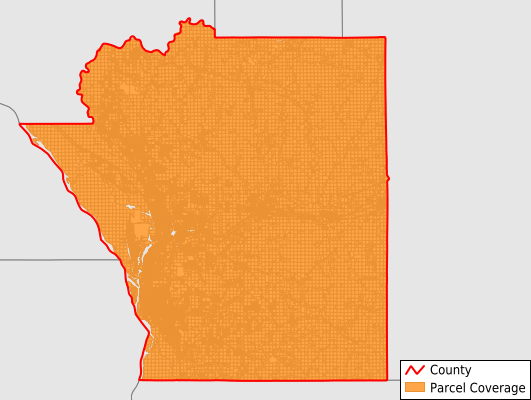 La Crosse County Wisconsin GIS Parcel Data Download Coverage