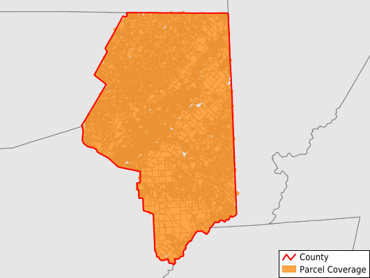 Lackawanna County Pennsylvania GIS Parcel Data Download Coverage