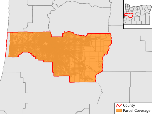 Lane County Oregon GIS Parcel Data Download Coverage