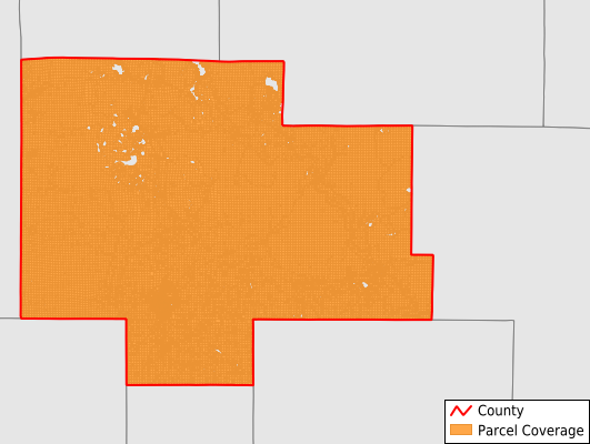 Langlade County Wisconsin GIS Parcel Data Download Coverage
