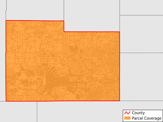 Laramie County Wyoming GIS Parcel Data Download Coverage