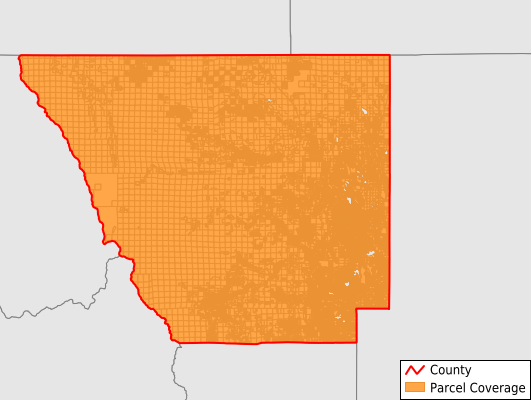 Larimer County Colorado GIS Parcel Data Download Coverage