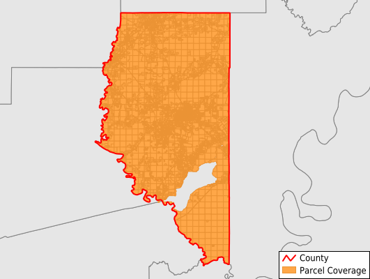 LaSalle Parish Louisiana GIS Parcel Data Download Coverage