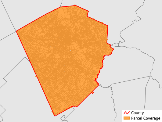 Laurens County Georgia GIS Parcel Data Download Coverage