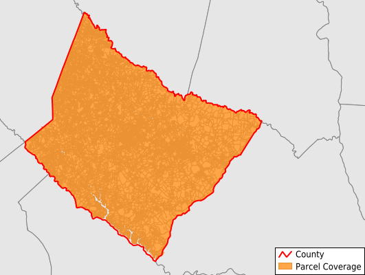 Laurens County South Carolina GIS Parcel Data Download Coverage