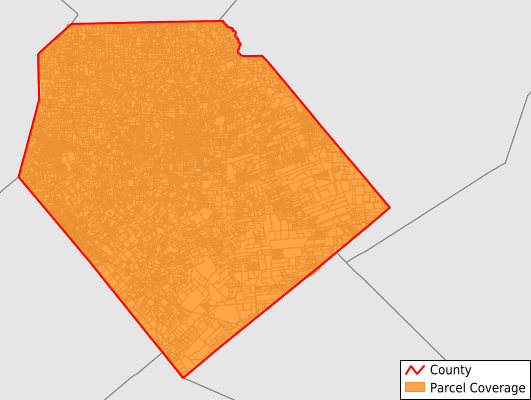 Lavaca County Texas GIS Parcel Data Download Coverage