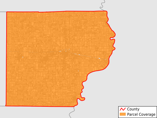 Lawrence County Illinois GIS Parcel Data Download Coverage