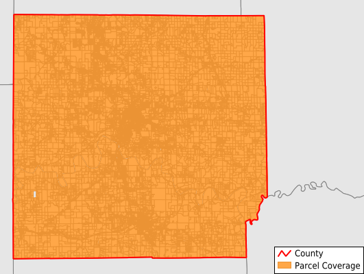 Lawrence County Indiana GIS Parcel Data Download Coverage