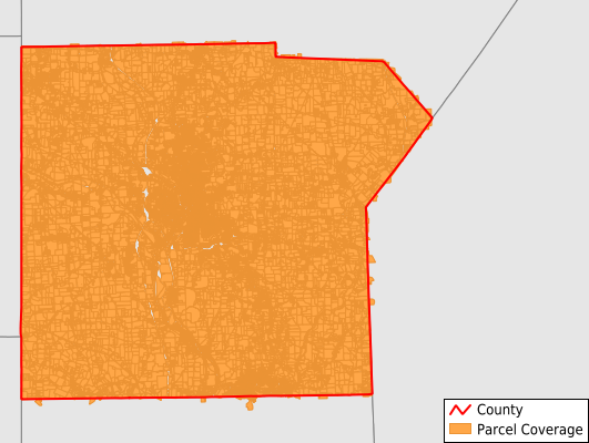 Lawrence County Pennsylvania GIS Parcel Data Download Coverage