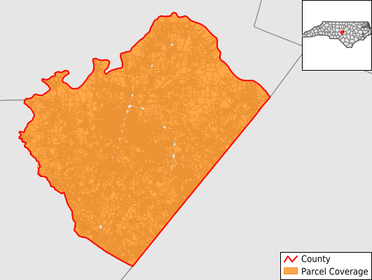 Lee County North Carolina GIS Parcel Data Download Coverage