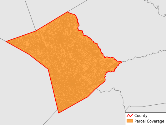 Lee County Texas GIS Parcel Data Download Coverage