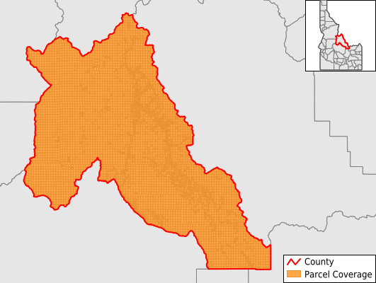 Lemhi County Idaho GIS Parcel Data Download Coverage