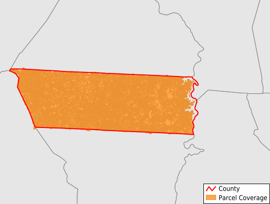 Lincoln County North Carolina GIS Parcel Data Download Coverage