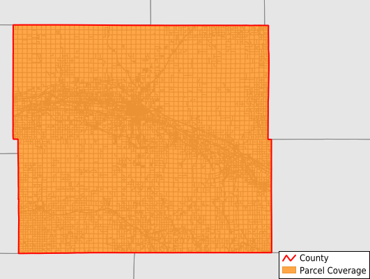 Lincoln County Nebraska GIS Parcel Data Download Coverage