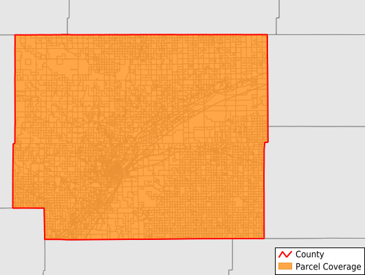 Logan County Colorado GIS Parcel Data Download Coverage