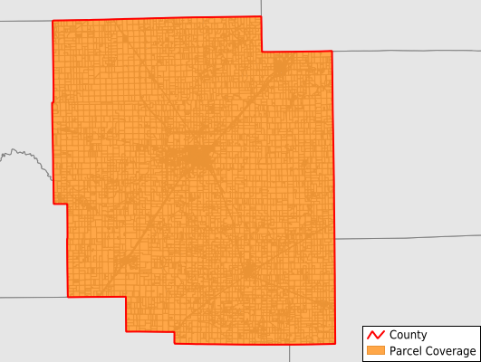 Logan County Illinois GIS Parcel Data Download Coverage