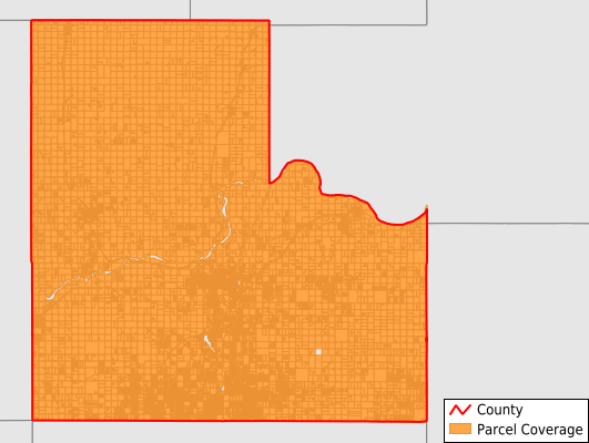 Logan County Oklahoma GIS Parcel Data Download Coverage