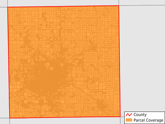 Lubbock County Texas GIS Parcel Data Download Coverage