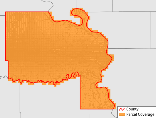 Lyman County South Dakota GIS Parcel Data Download Coverage