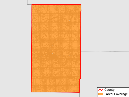 Lyon County Kansas GIS Parcel Data Download Coverage