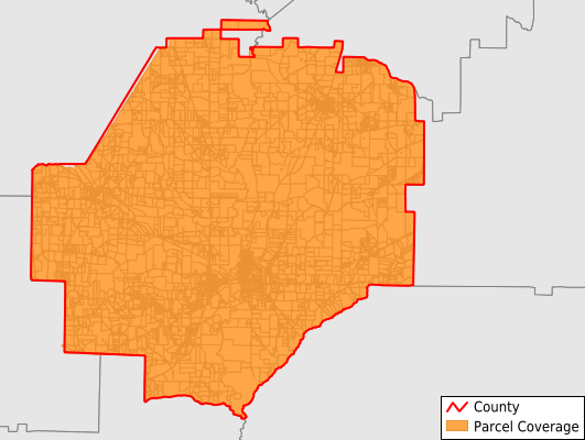 Macon County Georgia GIS Parcel Data Download Coverage