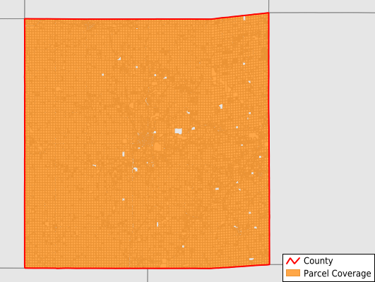 Madison County Iowa GIS Parcel Data Download Coverage