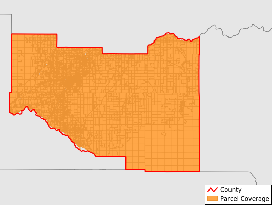 Madison County Idaho GIS Parcel Data Download Coverage