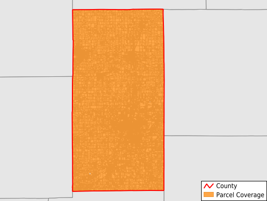Madison County Indiana GIS Parcel Data Download Coverage