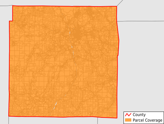 Madison County Missouri GIS Parcel Data Download Coverage