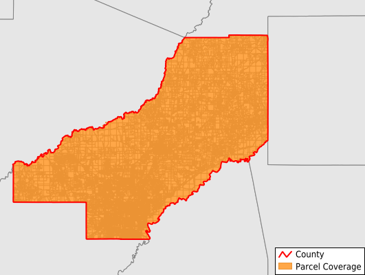 Madison County Mississippi GIS Parcel Data Download Coverage