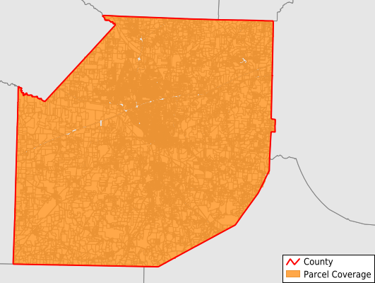 Madison County Tennessee GIS Parcel Data Download Coverage