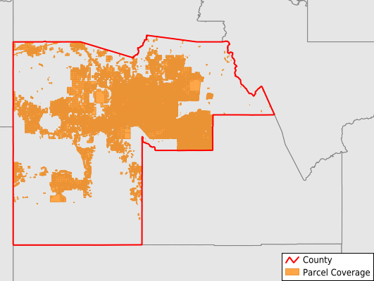Maricopa County Arizona GIS Parcel Data Download Coverage