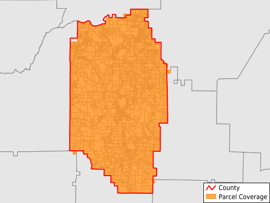 Marion County Georgia GIS Parcel Data Download Coverage