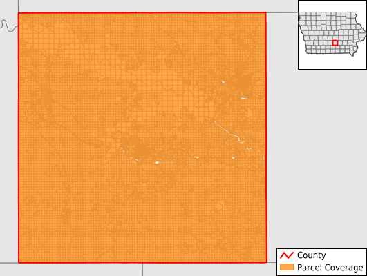 Marion County Iowa GIS Parcel Data Download Coverage