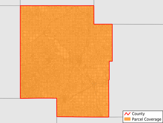 Marion County Kansas GIS Parcel Data Download Coverage