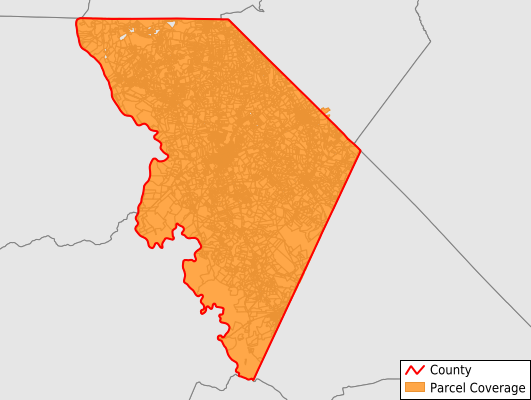 Marlboro County South Carolina GIS Parcel Data Download Coverage