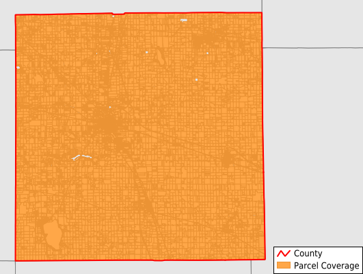 Marshall County Indiana GIS Parcel Data Download Coverage