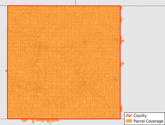 Marshall County Kansas GIS Parcel Data Download Coverage
