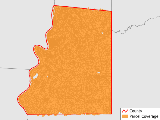 Marshall County West Virginia GIS Parcel Data Download Coverage