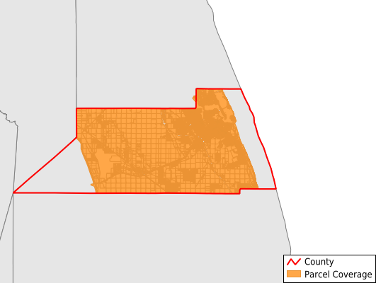 Martin County Florida GIS Parcel Data Download Coverage