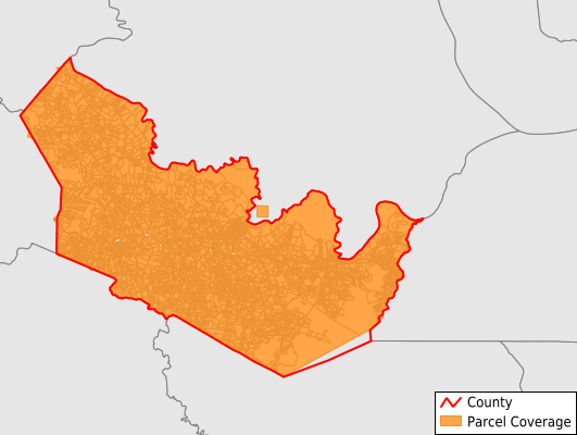 Martin County North Carolina GIS Parcel Data Download Coverage