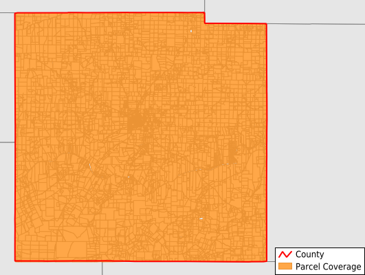 Mason County Texas GIS Parcel Data Download Coverage