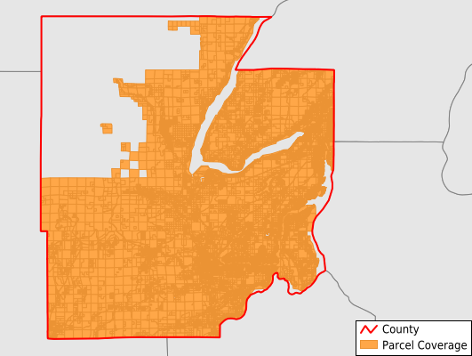 Mason County Washington GIS Parcel Data Download Coverage
