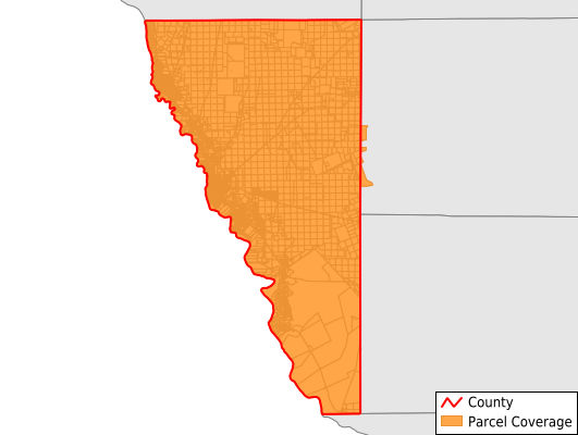 Maverick County Texas GIS Parcel Data Download Coverage